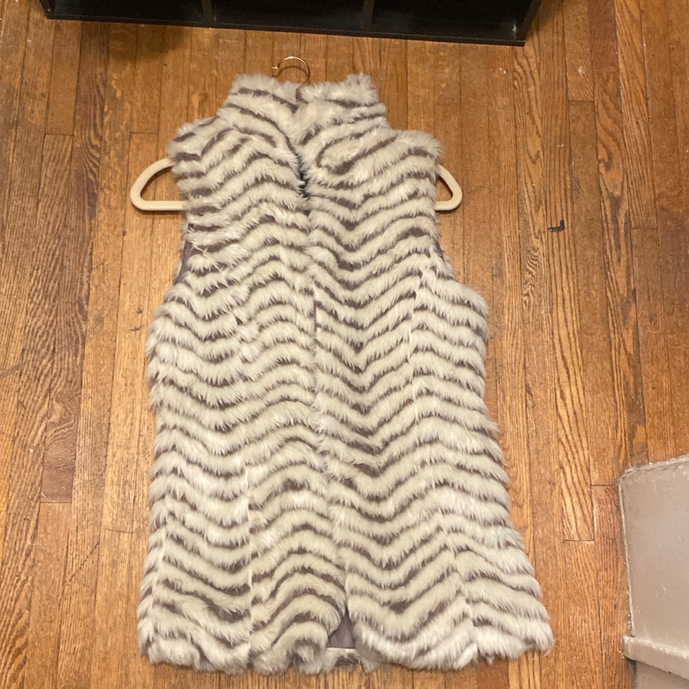 Faux fur vest
